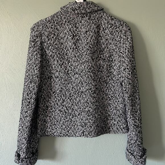 J Crew Women's Blazer Size Small, 2 Front Pocket in Polyester Acrylic Wool Blend - Picture 12 of 12
